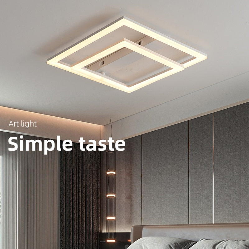 New Led Flush Mount Ceiling Light Home Modern Minimalist Bedroom Chandeliers Creative Personality