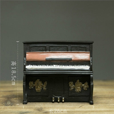 Rock Band Art Statue: Resin Character Model For Creative Home Decor And Craft Supplies 8 Items