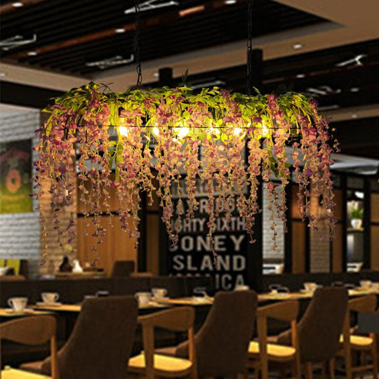Simulation Flower Banquet Hall Bar Front Chandelier Clothing Store Cafe Window Green Plant Pendant
