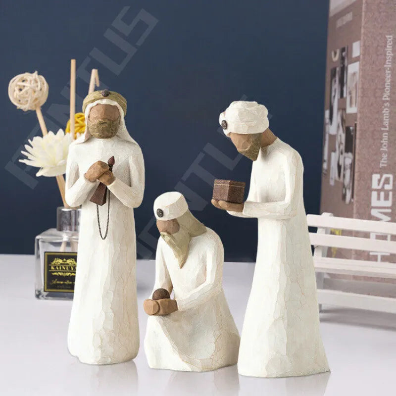 Christ Birth Of Jesus Manger Ornament Nativity Scene Decoration Resin Crafts Statue Christmas Crib