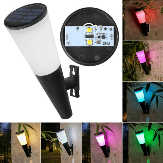 Solar Lighting For Garden Wall Lamp Led Light Outdoor Waterproof Lights Torch Balcony