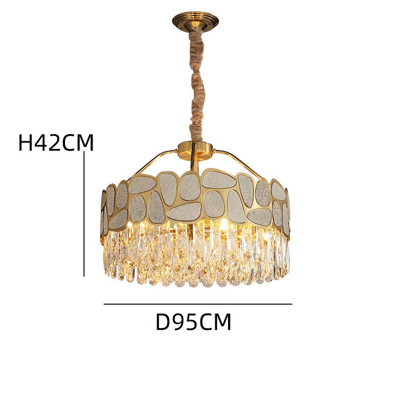 Crystals Ceiling Chandelier New Trend Modern Suspension Lustre Chandeliers For Dining Room Lighting