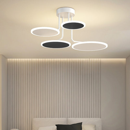Nordic Minimalist Led Ceiling Chandeliers For Living Room Bedroom Dining Table Lamp Home Fixture