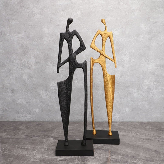 Creative Cast Iron Hay Cutter Statue: Unique Office And Living Room Decor Accessory Items