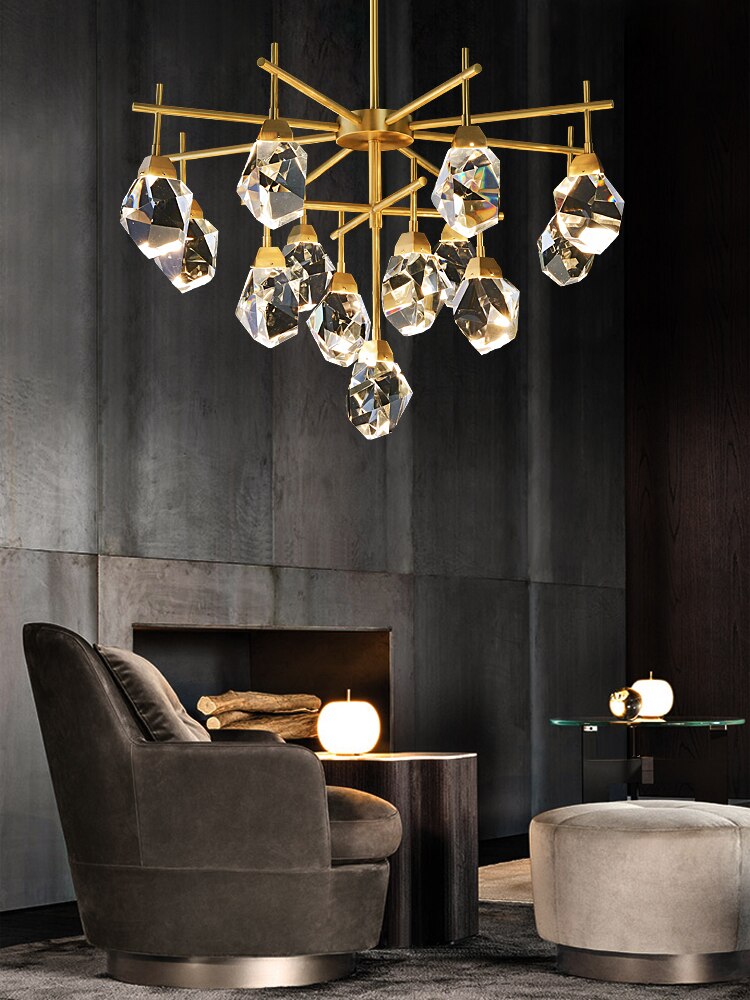 Luxury Crystal Living Room Chandelier Modern Decor Bedroom Dining Kitchen Island Home Decoration