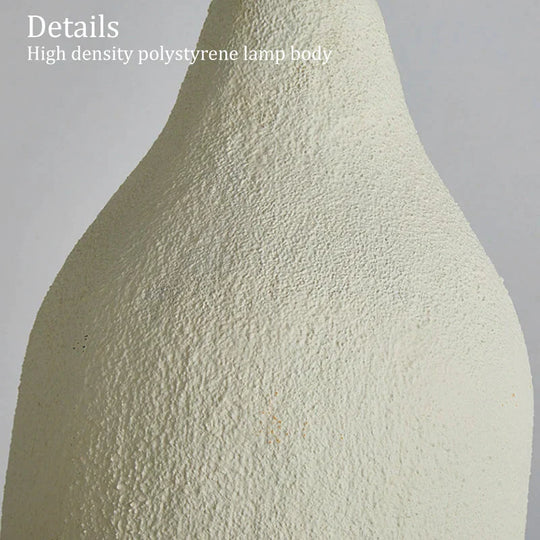 Wabi Sabi Off White Pendant Lamp Nordic Water Bottle Shape 63Cm High Hanging Light