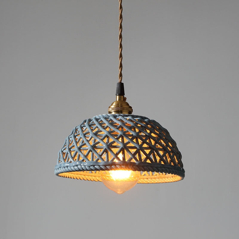 White Ceramic Led Pendant Lights Fixtures Home Indoor Lighting Bedroom Living Room Beside Nordic