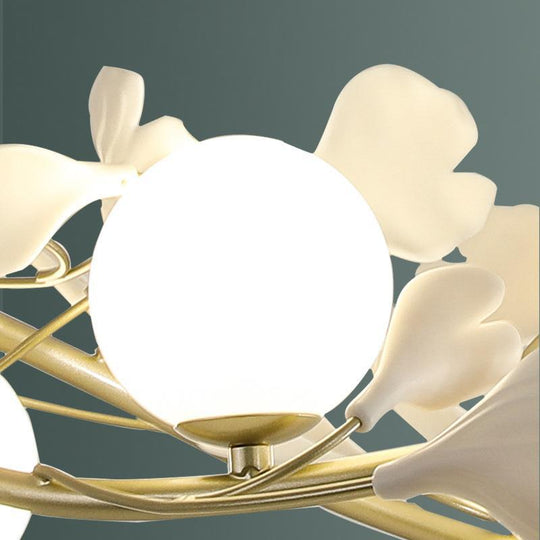 Elsa Nordic Luxury Leaves Led Chandelier: A Modern Masterpiece For Your Home Pendant Light