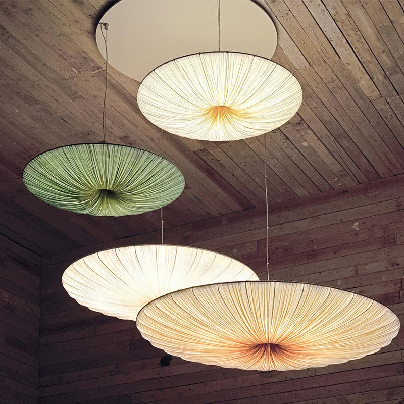 Isabella Nordic Umbrella Pendant Lights - Modern Ocean Cloth Chandeliers For Diverse Interior