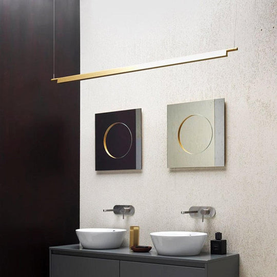 Compendium Linear Pendant Lamp For Restaurant Bar Art Led Creative Postmodern Pendant Lights