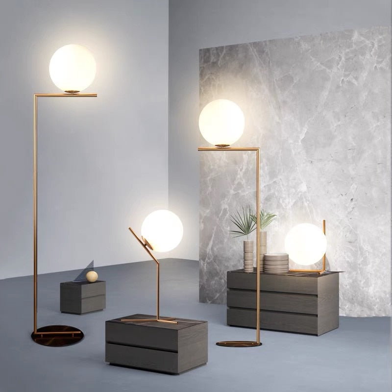 Nordic Designer Luxury Living Room Sofa Floor Lamps Modern Led Lustre Industrial Decor Bedroom