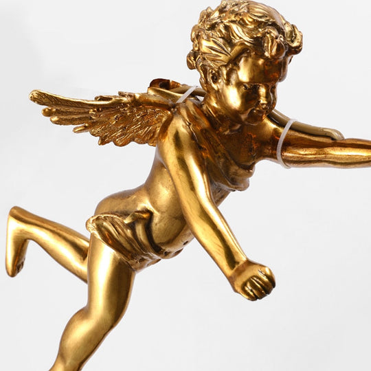 Celeste - European Cupid Hanging Single Lamp Small Crystal Bedside Danish Stair Cluster Pendant