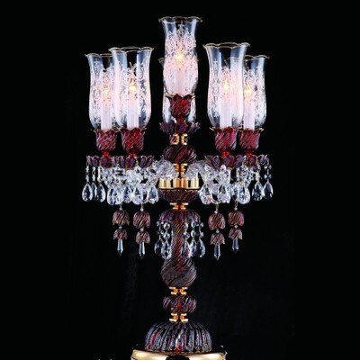 Led Chandeliers Living Room Crystal Lamp Modern Restaurant Bedroom Study Candle Light Glass Fixture