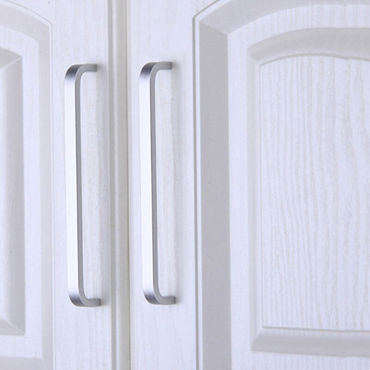 4/6/8/10/12 Inches Gold Black Silver Space Aluminum Handles Kitchen Door Cabinet Straight Handle