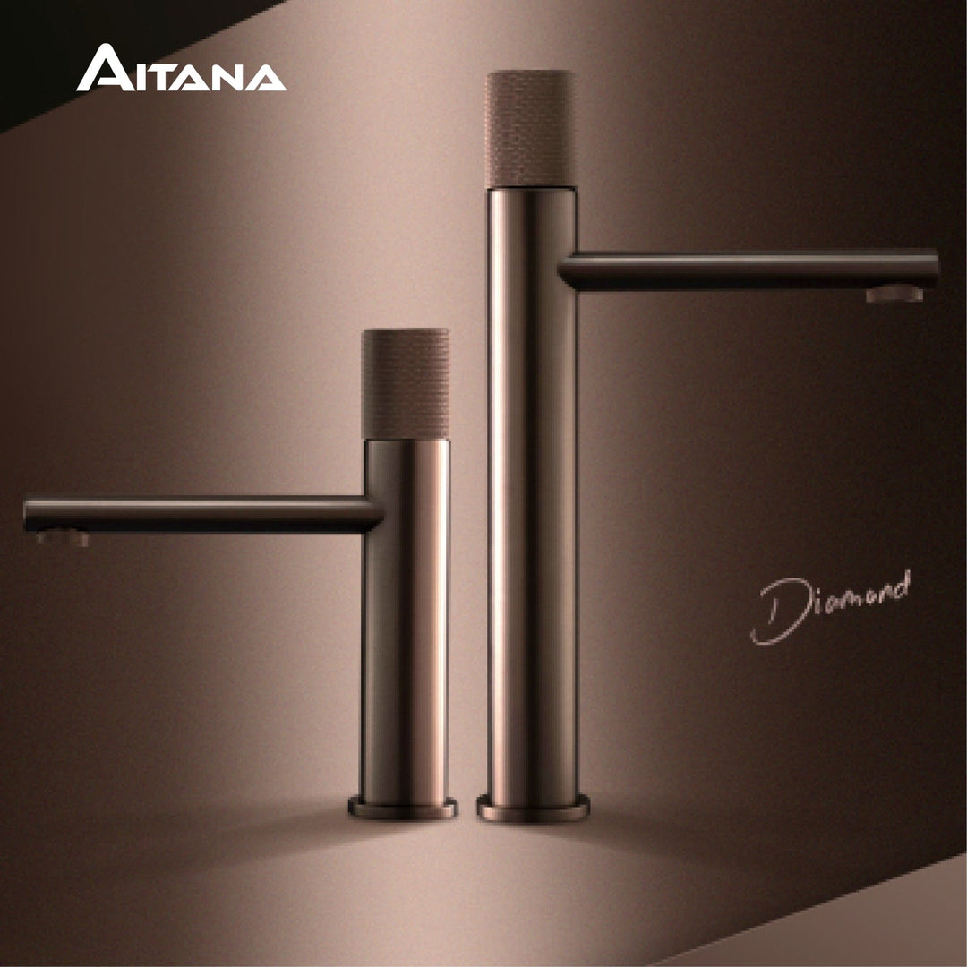 Brass Black Bathroom Faucet Round Hand Washing Toilet Table Under High - End Hotel Hot And Cold