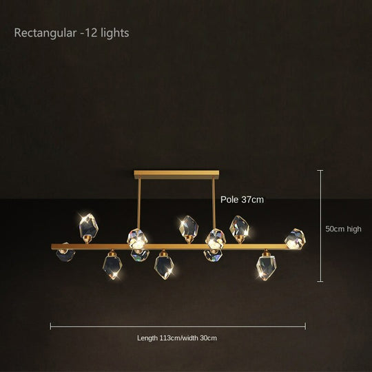 Luxury Crystal Living Room Chandelier Modern Decor Bedroom Dining Kitchen Island Home Decoration
