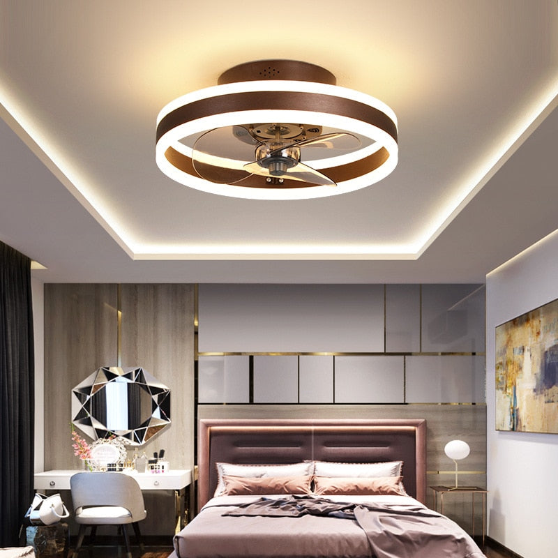 Nordic Modern Luxury Ceiling Fan Lamp - Compact And Creative Design With Remote Control Fan
