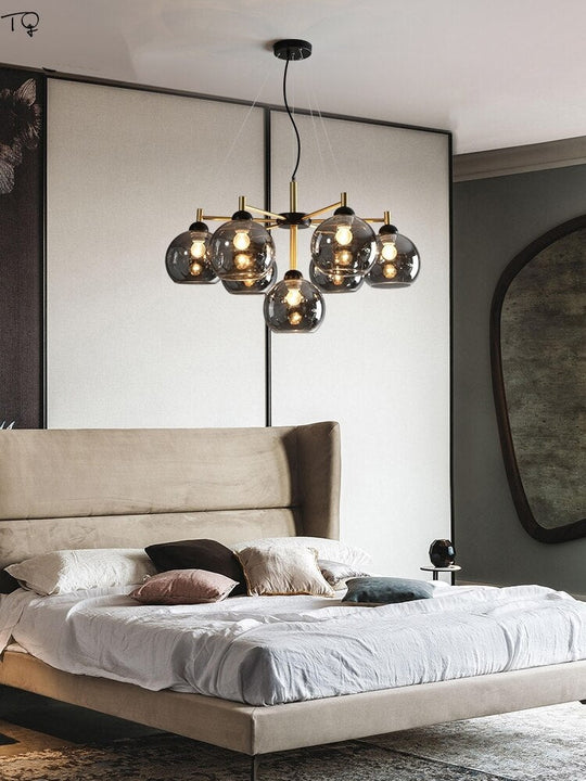 Designer Luxury Minimalist Industrial Chandelier Lighting Led E27 Postmodern Suspension Luminaire