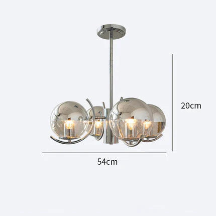 Art Chandelier Living Room Bedroom Modern Minimalist Designer Model 5 Heads Pendant