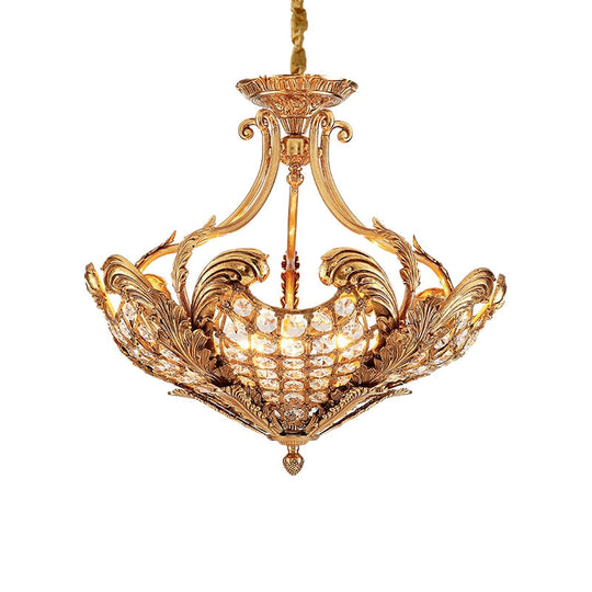 Iris - Arabic Dome Pendant Lamp Crystal Glass Plate Suspended Ceiling Light Drop Lights Balcony