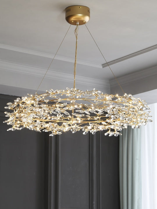 High Quality Sparkling Firefly Crystal Pendant Chandeliers - Illuminating Your Living Dining And