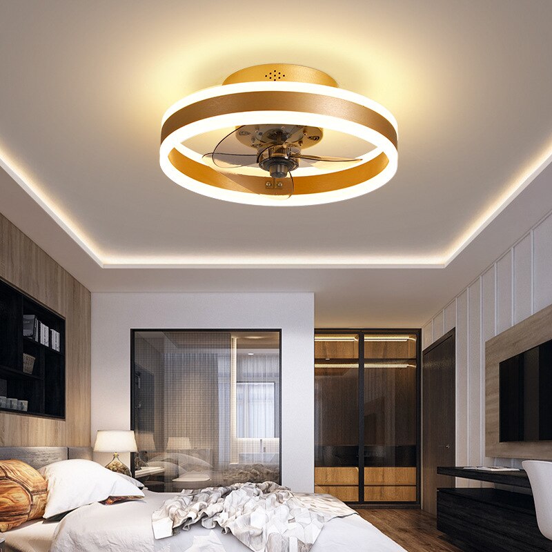Nordic Modern Luxury Ceiling Fan Lamp - Compact And Creative Design With Remote Control Fan