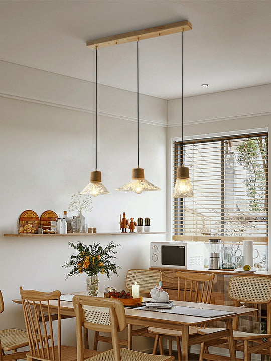 Designer Industrial Glass Hemp Rope Pendant Lights Led E27 Individual Hanging Lamp Loft Decor