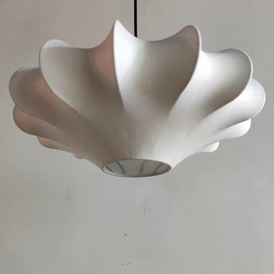 Nordic Silk Living Room Led Pendant Lights Bedroom Bedside Dining Table Fabric Deco Lighting