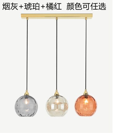 Stained Glass Chandelier Living Room Decoration Bedroom Bedside Lamp Display Window Restaurant Bar