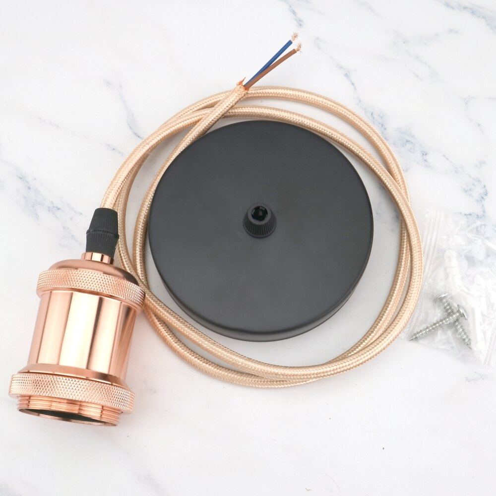 Retro Vintage Pendant Lights - E27/E26 Lamp Holder Socket Light