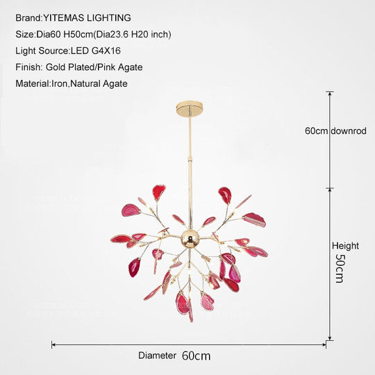 Modern Led Pink Chandelier For Girls Kids Room Unique Italian Design Purple In Bedroom Restaurant