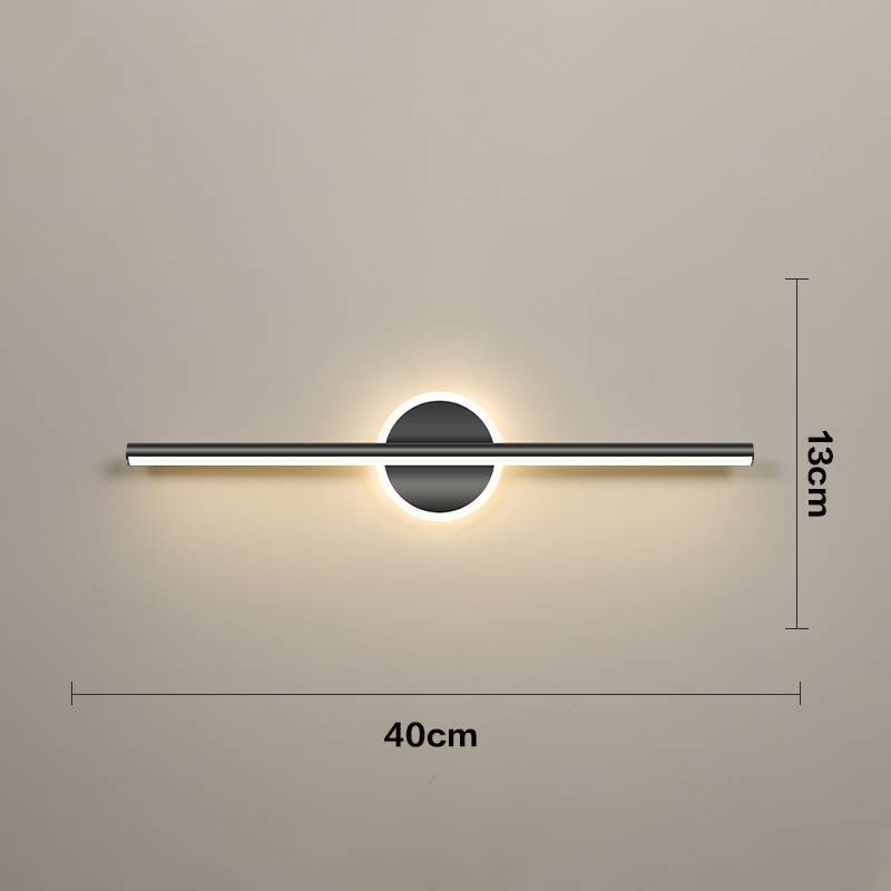 Nordic Led Light Luxury Bathroom Tressing Table Makeup Mirror Wall Lamps H-Y / Warm White