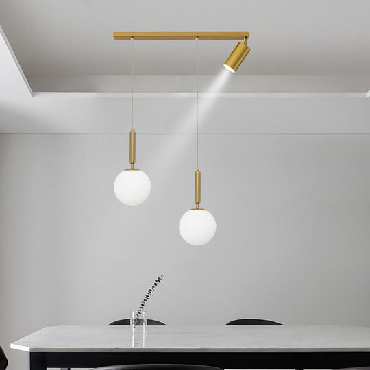 Nordic Modern Glass Ball Chandeliers Lighting For Dining Room Home Decor Pendant Light Kitchen