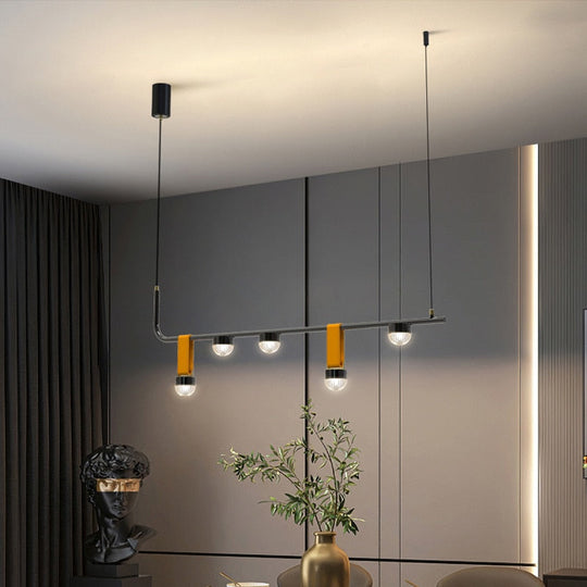 Creative Restaurant Pendant Lamp Northern Europe Simple Long Bar Front Light Luxury Personality