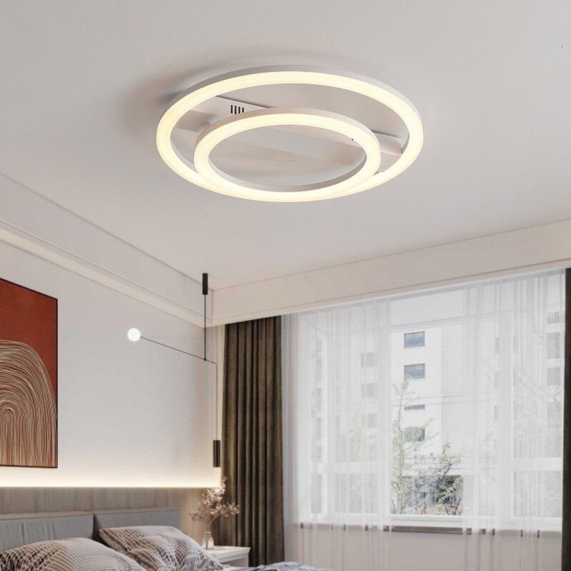 New Led Flush Mount Ceiling Light Home Modern Minimalist Bedroom Chandeliers Creative Personality