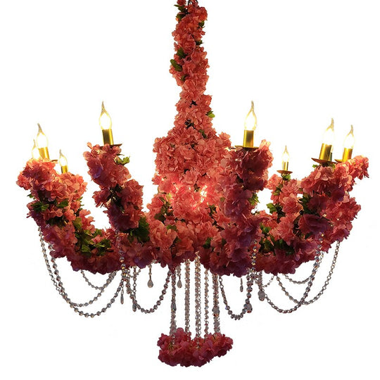 Romantic Bouquet Pendant Light Industrial Style Theme Music Restaurant Hot Pot Shop Fiower
