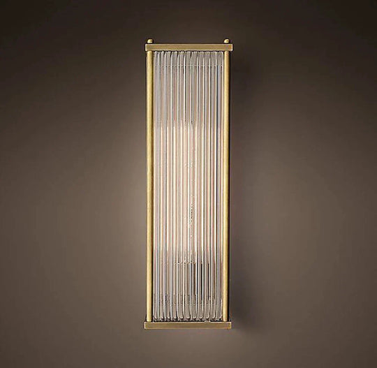 American Loft Led Rectangle Luxury Hanging Lights - Stainless Steel And Glass Fixture For Various