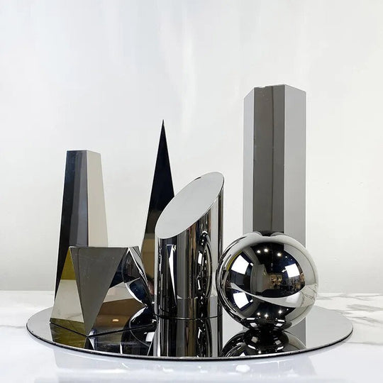 Room Decorations Modern Minimalist Bedroom Home Accessories Office Desk Table Geometric Crystal