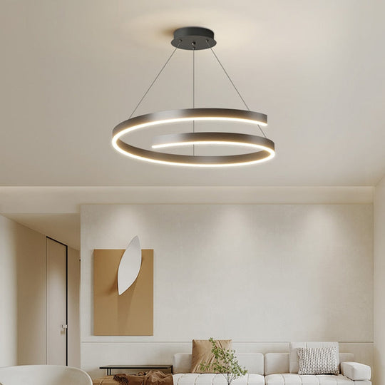 Dining Room Chandelier Master Bedroom Light Modern Minimalist Living Dining Table Round Lamps
