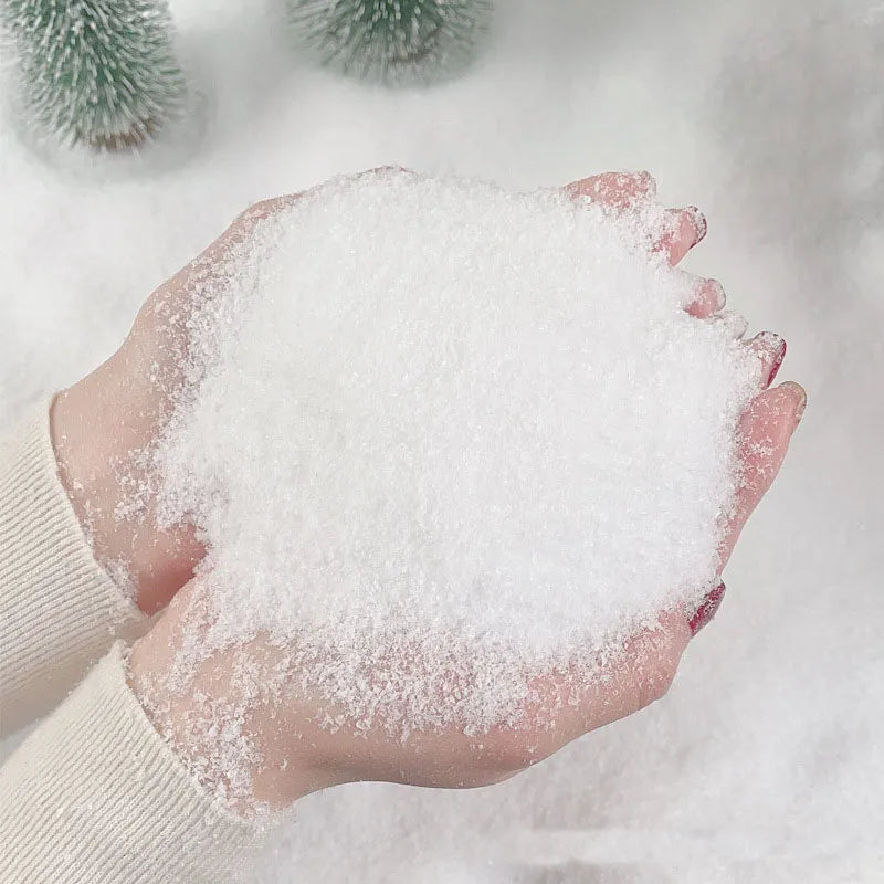 10/50/100G Artificial Snow Powder Frozen Party Queen Christmas Decoration Fluffy Snowflakes Winter