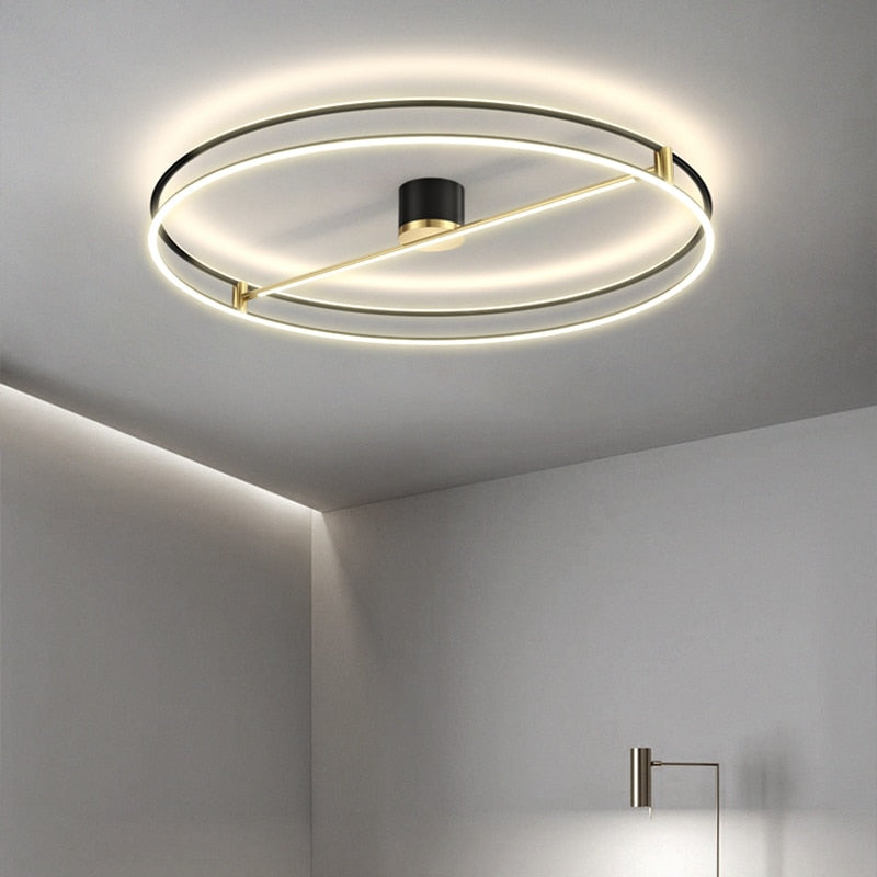 Recessed Led Ceiling Lights Simple Modern Bedroom Lamp Nordic Light Luxury Living Room Creative