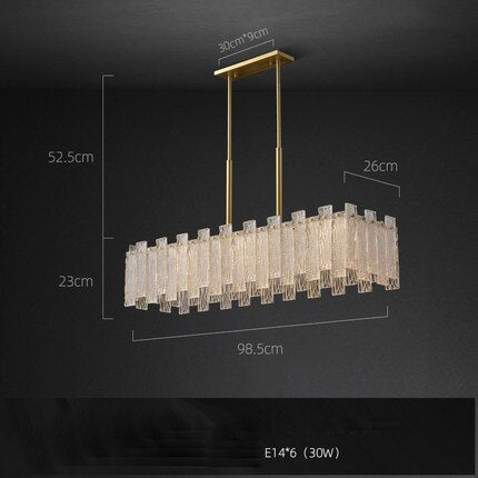 1 - 3 Layer G9 Led Retro Golden Copper Chandelier Lighting Fixtures Hanging Lapmps Lustre