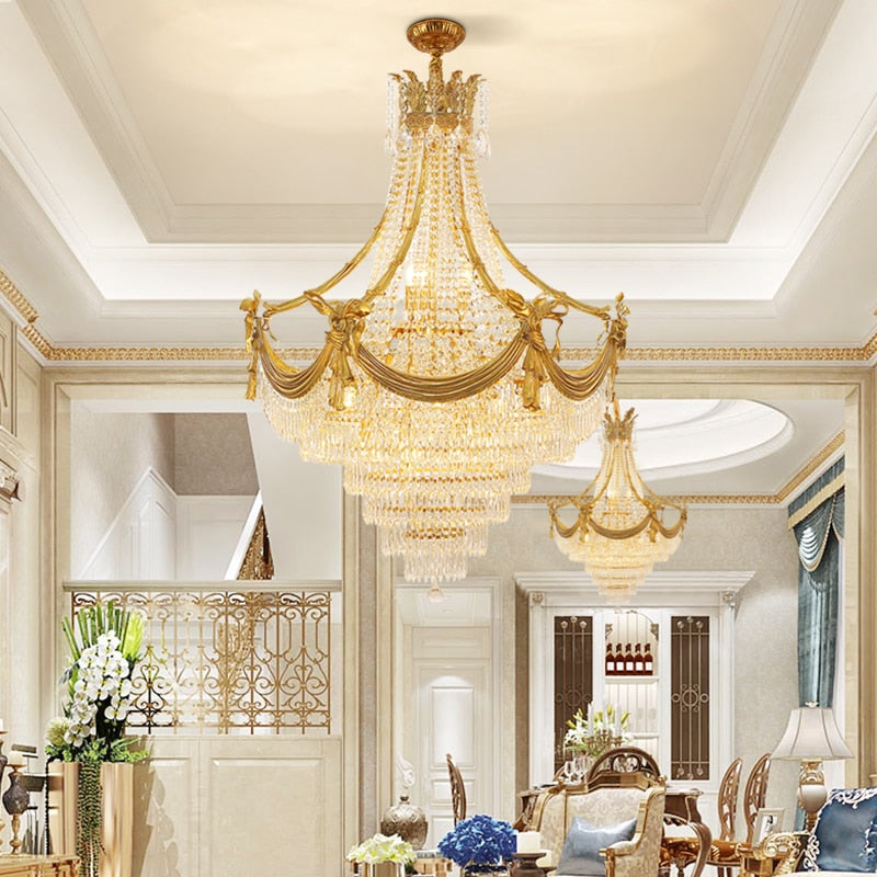 Crown Royale - Creative Personality Shape Crystal Chain Decorative Chandelier Chandelier