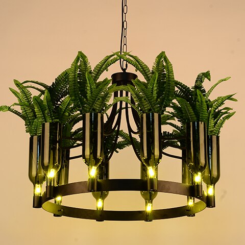 Plant Chandelier Lndustrial Style Creative Personality Hot Pot Restaurant Clothing Shop Bar Flowers