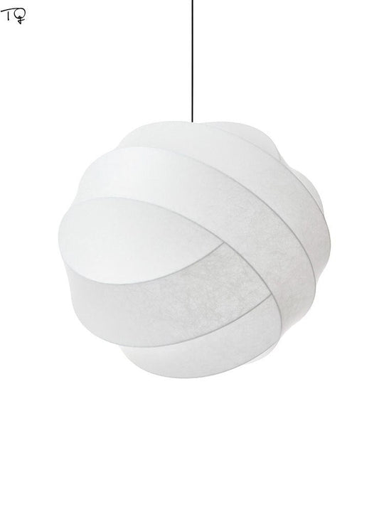 Italian Design Modern Silk Pendant Lights Cloth Hanging Lamp For Living/Dining Room Bedside Bedroom
