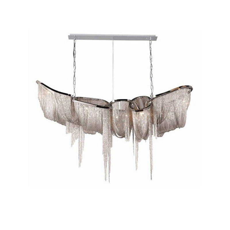 Modern Novelty Tassel Led Chandelier Lighting Living Dining Room Decor Chandeliers Lamp Loft Villa