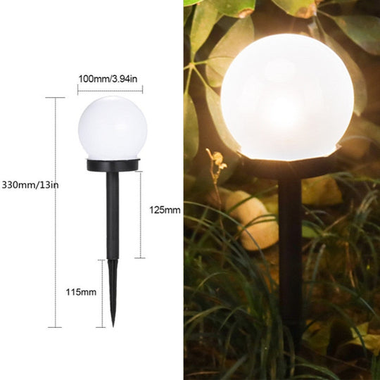 Solar Garden Light Waterproof Hollowing Out Patio Pathway Lawn Landscape Lamps Lantern Decoration