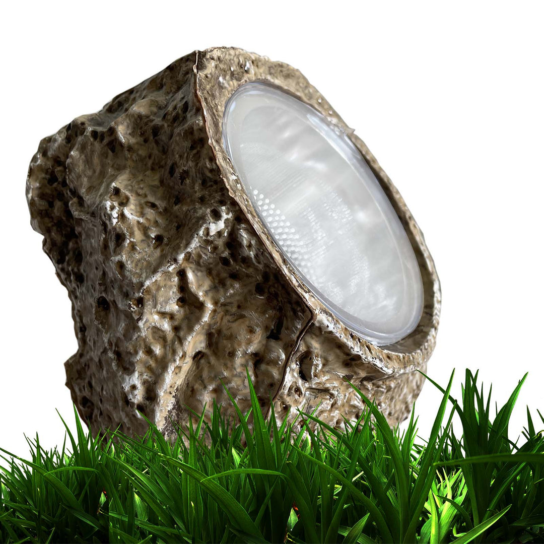 Solar Garden Lights Simulation Stone Outdoor Waterproof Led Rock Lamp For Patio Lawn Landscape