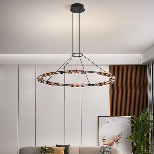 Modern Led Chandelier For Living Dining Room Creative Design Home Decor Indoor Lighting Luxury