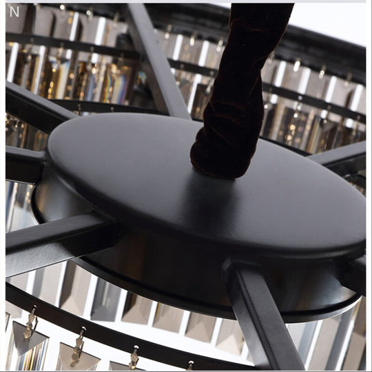Susie - Modern Industrial Retro Crystal Chandelier Chandeliers